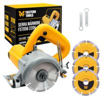 Kit Serra Marmore 1240W FST056 e Discos Fasterr Tools