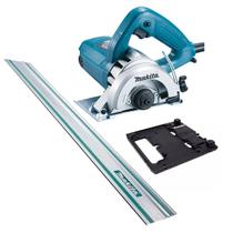 Kit Serra Mármore 125mm 4100NH2Z Makita e Trilho 1.5 metros e Base Serra Mármore