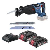 Kit Serra Sabre Bosch Gsa 185 Li 18v Brushless Com 2 Lâminas