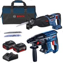 Kit Serra Sabre e Martelete Freedom 220v + Bolsa + Bateria e Carregador Bosch