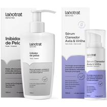 Kit Serum Clareador Axilas Virilha Pescoço e Inibidor de Pelos Antifoliculite Labotrat