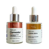 Kit Serum Cuidado Diário Rejuvenescedor + Serum Clareador