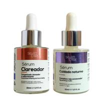 Kit Serum Cuidado Noturno Rejuvenescedor + Serum Clareador