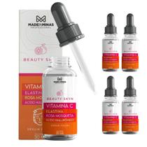 Kit Sérum Facial Vitamina C e Ácido Hialurônico 5x30ml