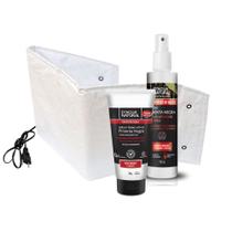 Kit serum fluido pimenta negra cinta elétrica 220v santa clara