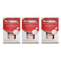 Kit Sérum Fortalecedor De Unhas Lakesia Com 3 Unidades De 7ml Cada