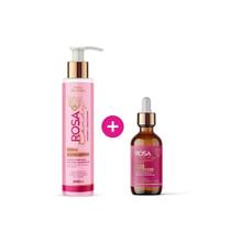 Kit Serum Hidratante + Sabonete Líquido Íntimo Rosa Candy - Rosa Selvagem