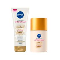 Kit Sérum Óleo 100ml + Creme Corporal Antimarcas Nivea Luminous 200ml