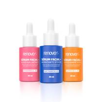 Kit Sérum Renovabe Ácido Hialurônico Vita C Hidratante B3