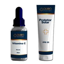 Kit serum vit c + protetor solar 40gr