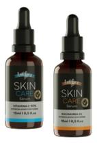 Kit Sérum Vitamina C Niacianamida Potencializado Com Ozônio