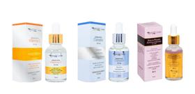 Kit Serum vitamina c + Serum clareador + Serum antioleosidade