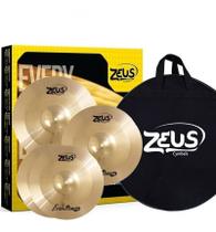 Kit Set De Pratos Zeus Evolution Pro Set C 14 16 20 + Bag