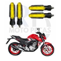Kit Seta para Moto CB 250 TWISTER Pisca Led Universal P53 12V Esportivo 2013 2014 2015 2016 2017 2018 2019 2020 2021