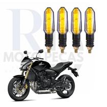 Kit Seta para Moto CB 600F HORNET Pisca Led Universal P50 12V Esportivo 2013 2014 2015 2016 2017 2018 2019 2020 2021