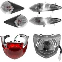 Kit Setas Piscas, Farol, Lanterna Shineray Jet 50 13 Á 20 Kit Setas Piscas, Farol, Lanterna Shineray Jet 50 13 Á 20