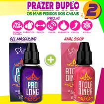 Kit Sex Shop Double Lubrificante do Amor Produtos eróticos Top Gel - Top Gel