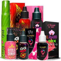 kit Sex Shop Lubrificante sexual intimo completo Geis Produtos Eróticos PGGATCLIMFLIB