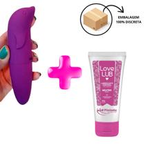 Kit Sex Shop Vibrador Golfinho + Lubrificante Neutro + CORES