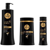 Kit Sh 1L Cond 300Ml Máscara 900Gr Haskell Cavalo Forte