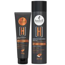 Kit Sh Cabelo E Barba + Creme Multifunções Haskell Pra Ele
