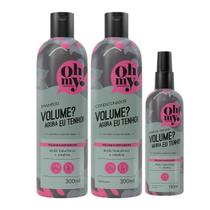 Kit Sh Cond 300Ml Spray 150Ml Oh My Volume Agora Eu Tenho