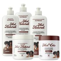 Kit Sh + Cond + Ativador Mel Natural + Mel cola 500g + Mask Kit Sh + Cond + Ativador Mel Natural + Mel cola 500g + Mask