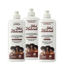 Kit Sh +Cond +Ativador Mel Natural Modelagem Fitagem Trihair Kit Sh +Cond +Ativador Mel Natural Modelagem Fitagem Trihair