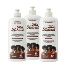 Kit Sh +Cond +Ativador Mel Natural Modelagem Fitagem Trihair