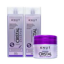 Kit Sh Cond E Máscara Knut Cristal Pós Química (3 Itens)