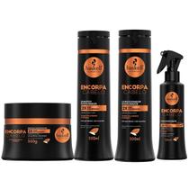 Kit Sh Cond Másc 300Ml E Fluido 120Ml Haskell Encorpa Cabelo