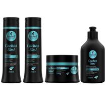 Kit Sh Cond Másc Leave 300Ml Haskell Cachos Sim