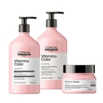 Kit - Sh + Cond + Másc. LOréal Professionnel Resveratrol Vitamino Color