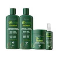 Kit Sh + Cond + Mask 500ml +Loção 180ml Tonificante 12 Ervas Kit Sh + Cond + Mask 500ml +Loção 180ml Tonificante 12 Ervas