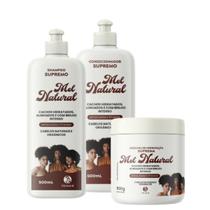 Kit Sh + Cond + Mask Mel Natural Modelagem e Fitagem Trihair Kit Sh + Cond + Mask Mel Natural Modelagem e Fitagem Trihair