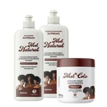 Kit Sh + Cond Mel Natural + Mel cola 500g Modelagem Trihair