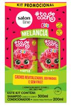 Kit sh+cond s line 300ml todecacho kids melancia