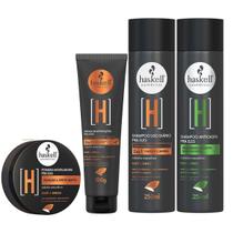 Kit Sh + Kit Cabelo E Barba Haskell Pra Ele Homem