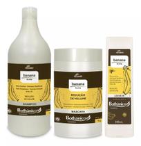 Kit Sh, Masc E Leavein Banana E Chia Bothânico Cosméticos 1l