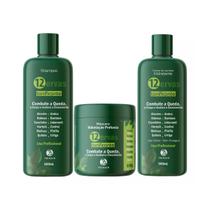 Kit Sh + Máscara + Hidratante Tonificante 12 Ervas Trihair