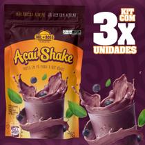 Kit Shake em Pó Sache Pouch Açaí Com Açúcar 72g - Mil e Ross