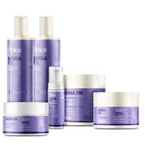 Kit Shamp, Cond, Ativ, Gelatina, Másc. E Mousse Mirra Fix - apice