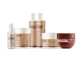 Kit Shamp, Cond, Creme de Pentear , Másc Crespo Power e Ph control, Blend Amazonicos - Apice
