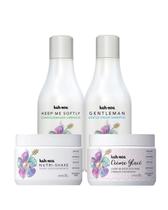 Kit Shamp, Cond, Leave in Creme Glacê e Máscara Nutri-Shake Kah Noa Kit Shamp, Cond, Leave in Creme Glacê e Máscara Nutri-Shake Kah Noa