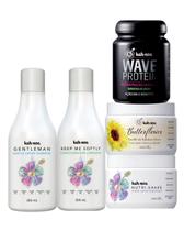 Kit Shamp , Cond , Másc. Butterflower , Wave Protein e Nutri-Shake 300g