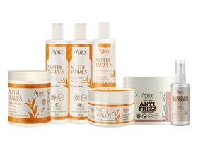 Kit Shamp, Cond, Másc, geltina, Ativador Nutri Waves, Ativ Anti-frizz e Blend de Óleos - Apice Kit Shamp, Cond, Másc, geltina, Ativador Nutri Waves, Ativ Anti-frizz e Blend de Óleos - Apice