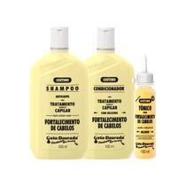 Kit shamp. cond. tonico fortalecimento para cabelos original legitimo
