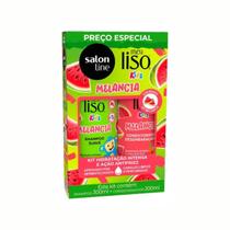 Kit Shampo Condicionador Meu Liso Kids Melancia salon line Kit Shampo Condicionador Meu Liso Kids Melancia salon line