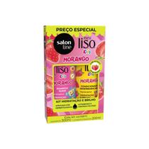 Kit Shampo Condicionador Meu Liso Kids Morango salon line
