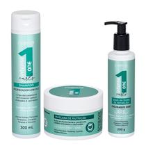 Kit Shampo Mascara Leave Cacheados Intense One Curls Ckamura